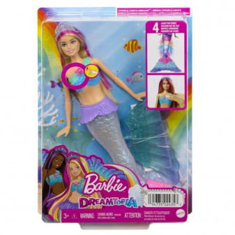 Mattel BRB Barbie Blikající mořská panna blondýnka HDJ36