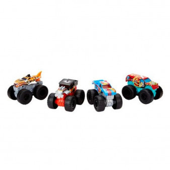 Mattel Hot Wheels Monster trucks svítící a rámusící vrak HDX60