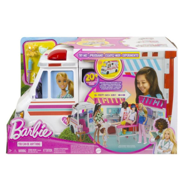 Mattel Barbie Sanitka a klinika 2v1 HKT79