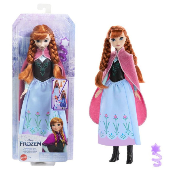 Mattel Frozen Anna s magickou sukní HTG24