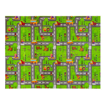 PlayTo Multifunkční skládací hrací podložka Cesta  200 x 150 x 1 cm