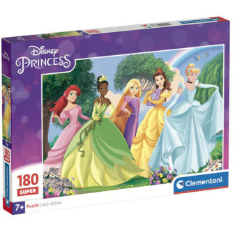 Clementoni 29787 Puzzle Super Disney Princezny, 180 dílků