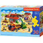 Castorland 3686 puzzle Stavba domu 30 dílků