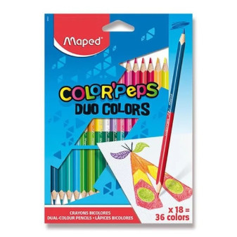 Maped Pastelky trojboké Color'Peps Duo oboustranné - 36 barev
