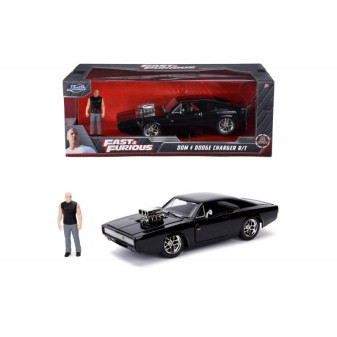 Jada Rychle a zběsile auto 1970 Dodge Charger 1:24 + figurka Dominic Toretto