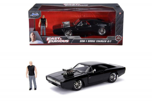 Jada Rychle a zběsile auto 1970 Dodge Charger 1:24 + figurka Dominic Toretto