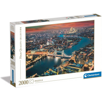 Clementoni 32082 Puzzle Letecký pohled na Londýn, 2000 dílků