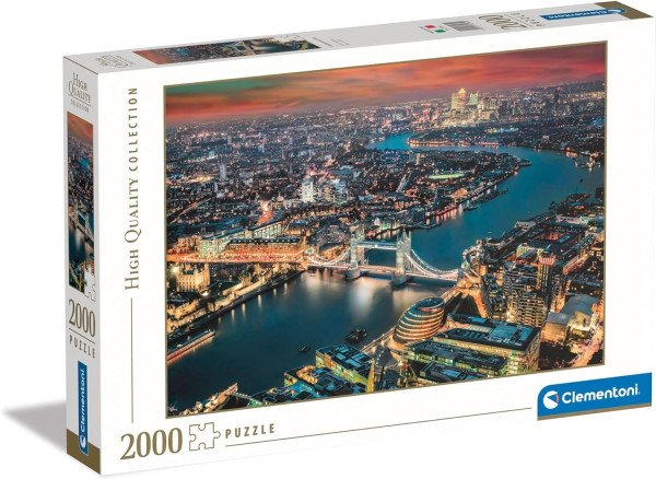 Clementoni 32082 Puzzle Letecký pohled na Londýn, 2000 dílků