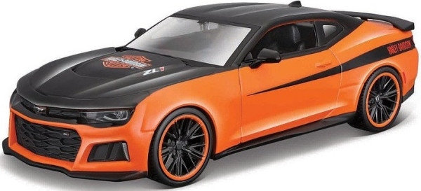 Maisto 32271 Harley-Davidson Custom, 2017 Camaro ZL1, 1:24