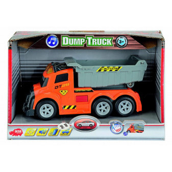 Dickie AS Dump Truck sklápěcí 15 cm se světlem a zvukem