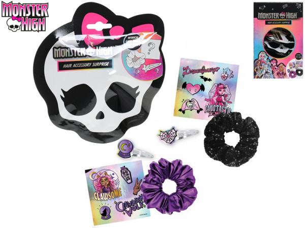 Monster High sada doplňků na vlasy v sáčku