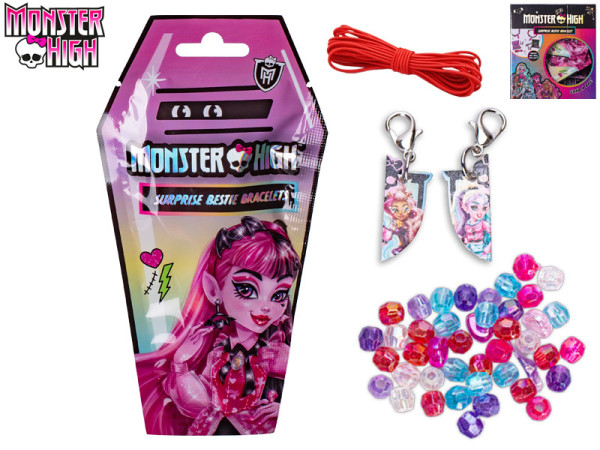 Monster High sada pro výrobu náramků přátelství v sáčku