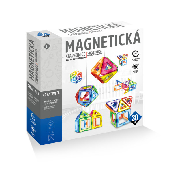 Epline Magnetická stavebnice 30 ks