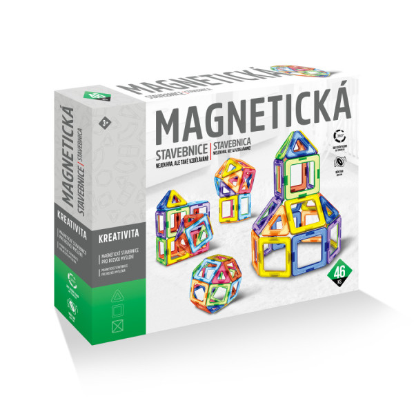 Epline Magnetická stavebnice 46 ks