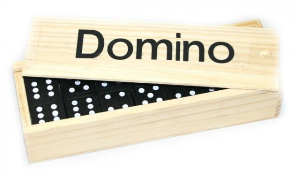 Domino dřevěné hra