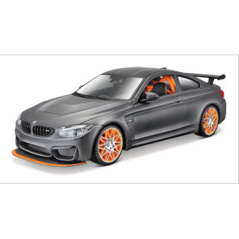 Maisto 39249 MODEL KITS BMW M4 GTS, matná kovově šedá, assembly line, 1:24 skládací model