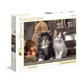 Clementoni 39340 puzzle 1000 dílků Koťátka