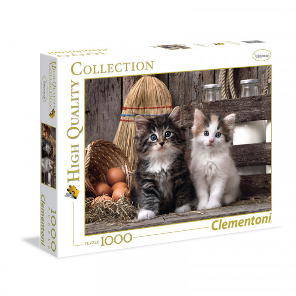 Clementoni 39340 puzzle 1000 dílků Koťátka