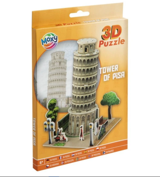 Puzzle 3D - Šikmá věž v Pise