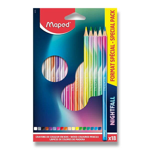 Maped Pastelky  Color'Peps Nightfall - 18 barev