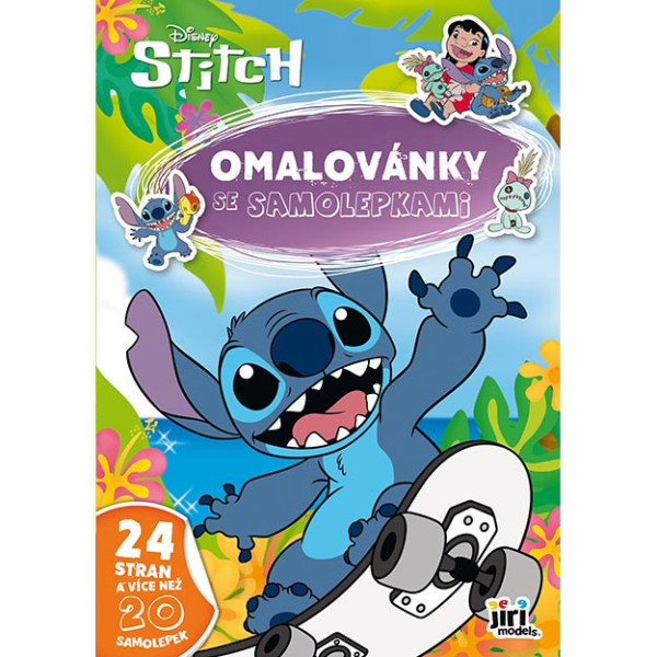 Models  - Omalovánky A4 se samolepkami Lilo & Stitch 4229-5