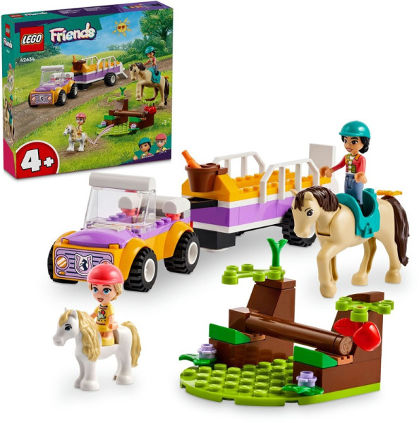 LEGO® Friends 42634 Přívěs s koněm a poníkem