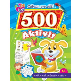 Knížka Pracovní sešit  500 aktivit - Pejsek