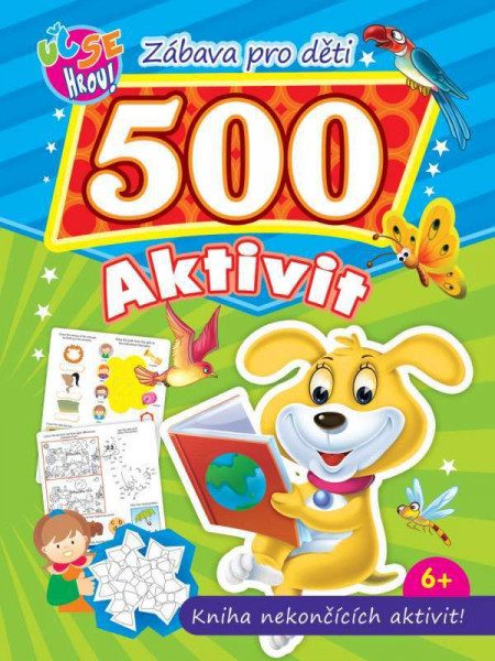 Knížka Pracovní sešit  500 aktivit - Pejsek