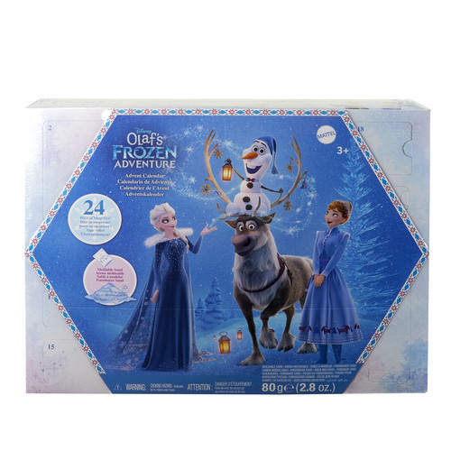 Mattel Barbie Frozen Adventní kalendář s malými panenkami 2024 HWX20