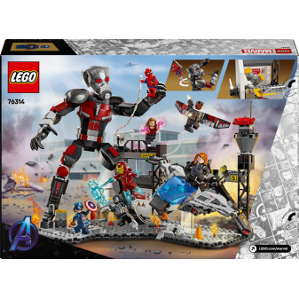 LEGO® Marvel 76314 Akční bitva – Captain America: Občanská válka