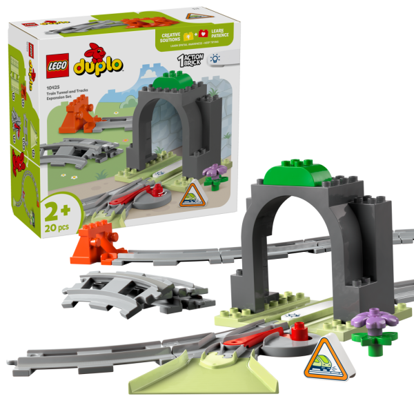 LEGO® DUPLO® 10425  Železniční tunel a koleje – rozšiřující sada