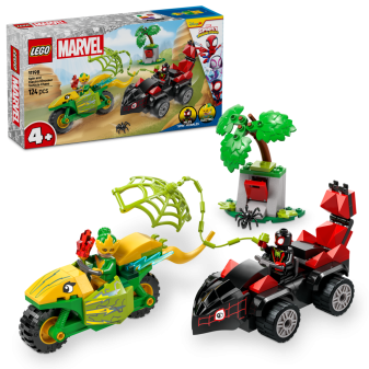 LEGO® Marvel 11198 Spidey a jeho úžasní přátelé - Spin, Electro a honička s dinosauřím vozidlem