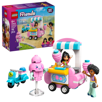 LEGO® Friends 42643 Stánek s cukrovou vatou a skútr