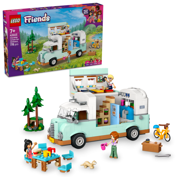 LEGO® Friends 42663 Dobrodružství s karavanem přátelství