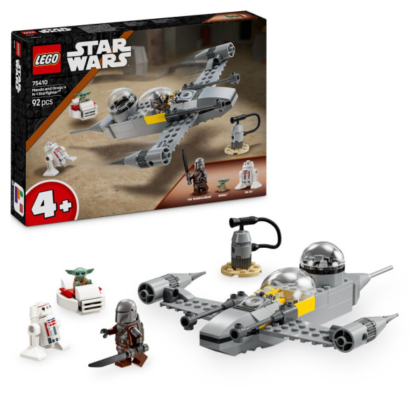 LEGO® Star Wars™ 75410 Mando, Grogu a stíhačka N-1 Starfighter™