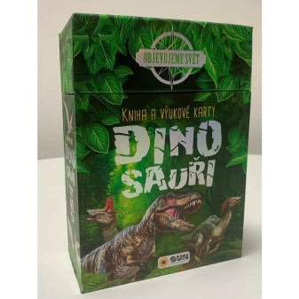 Objevujeme svět - DINOSAUŘI - kniha a výukové karty