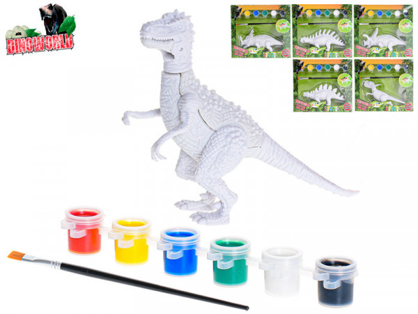 Dinoworld vymaluj si svého dinosaura 14cm  v krabičce