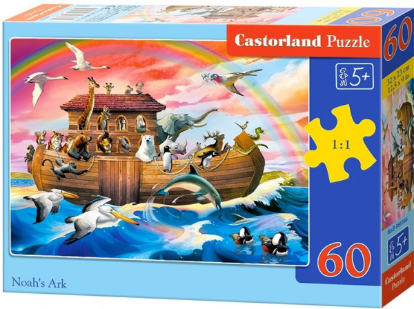 Castorland 66186 puzzle  Noemova archa 60 dílků