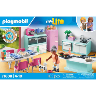 Playmobil® 71608 My Life Kuchyně s jídelnou