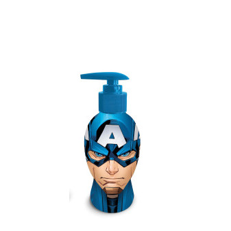 Captain America - 3D figurka pěna do koupele a šampón s pumpou 300 ml