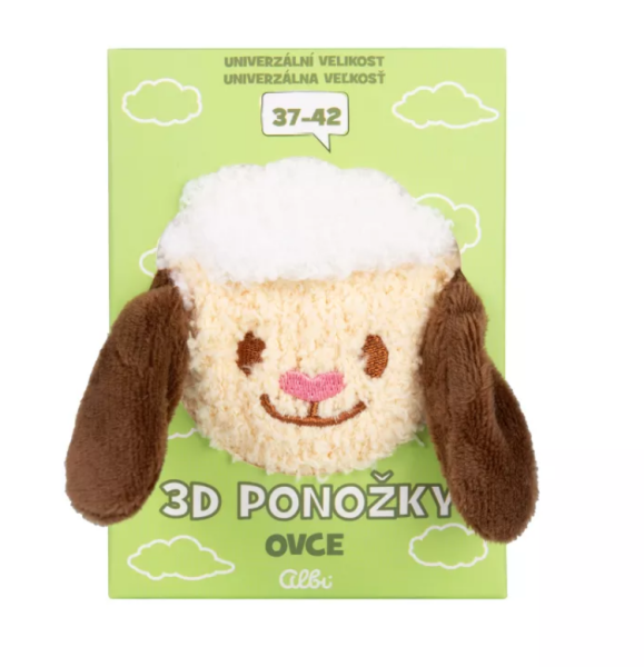 Albi 3D ponožky - Ovce ZVP