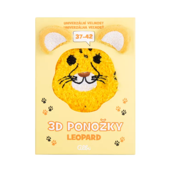 Albi 3D ponožky - Leopard ZVP