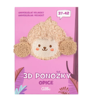 Albi 3D ponožky - Opice ZVP