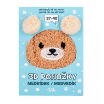 Albi 3D ponožky - Medvídek ZVP