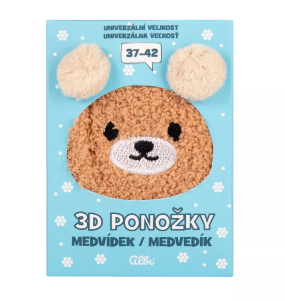 Albi 3D ponožky - Medvídek ZVP