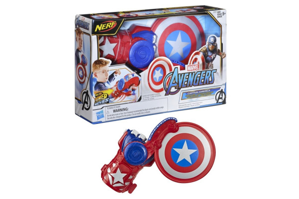 Hasbro Avengers Kapitán Amerika štít a rukavice E7375