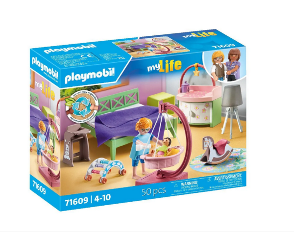 Playmobil® 71609 My Life Ložnice s dětským hracím koutkem