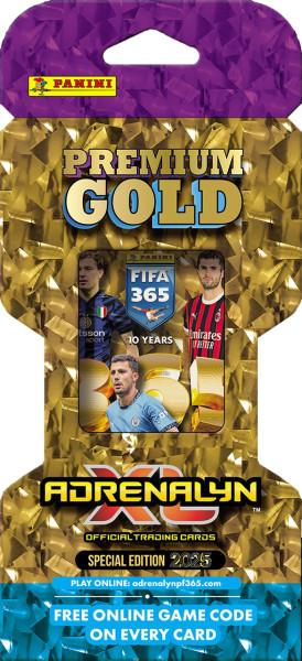 PANINI FIFA 365 2024/2025 - ADRENALYN karty - GOLD PACKET