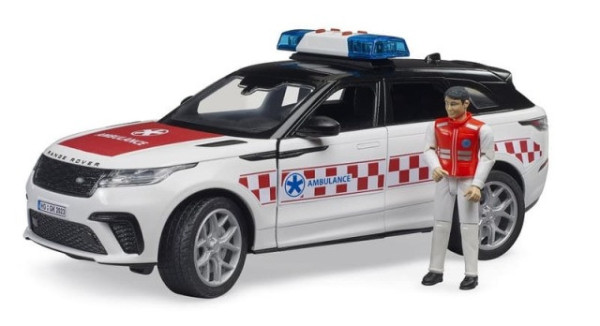 Bruder 2885 Range Rover Velar ambulance s řidičem