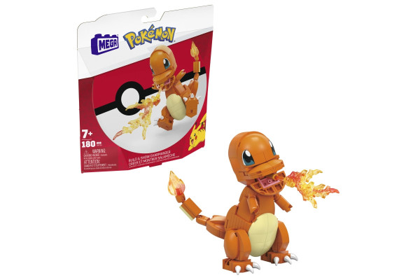 Mattel  Mega Bloks Pokémon Postav a vystav si Pokémona-Charmander GKY96